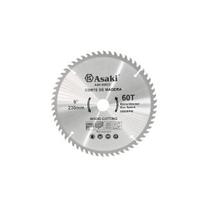 Disco sierra para madera 9″ (230mm) 60 dientes