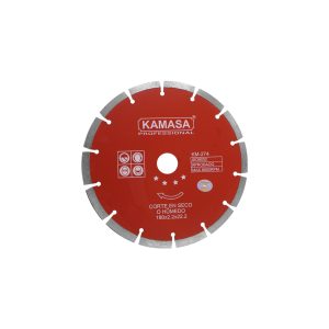 Disco diamantado segmentado 7″ (180mm) húmedo/seco rojo ****