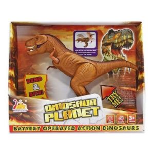 DINOSAURIO T-REX 30 CM. CON LUZ Y SONIDO