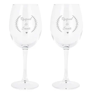 Copas de vino personalizadas para parejas