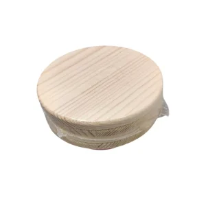 Pack de 4 posavasos de madera redondos